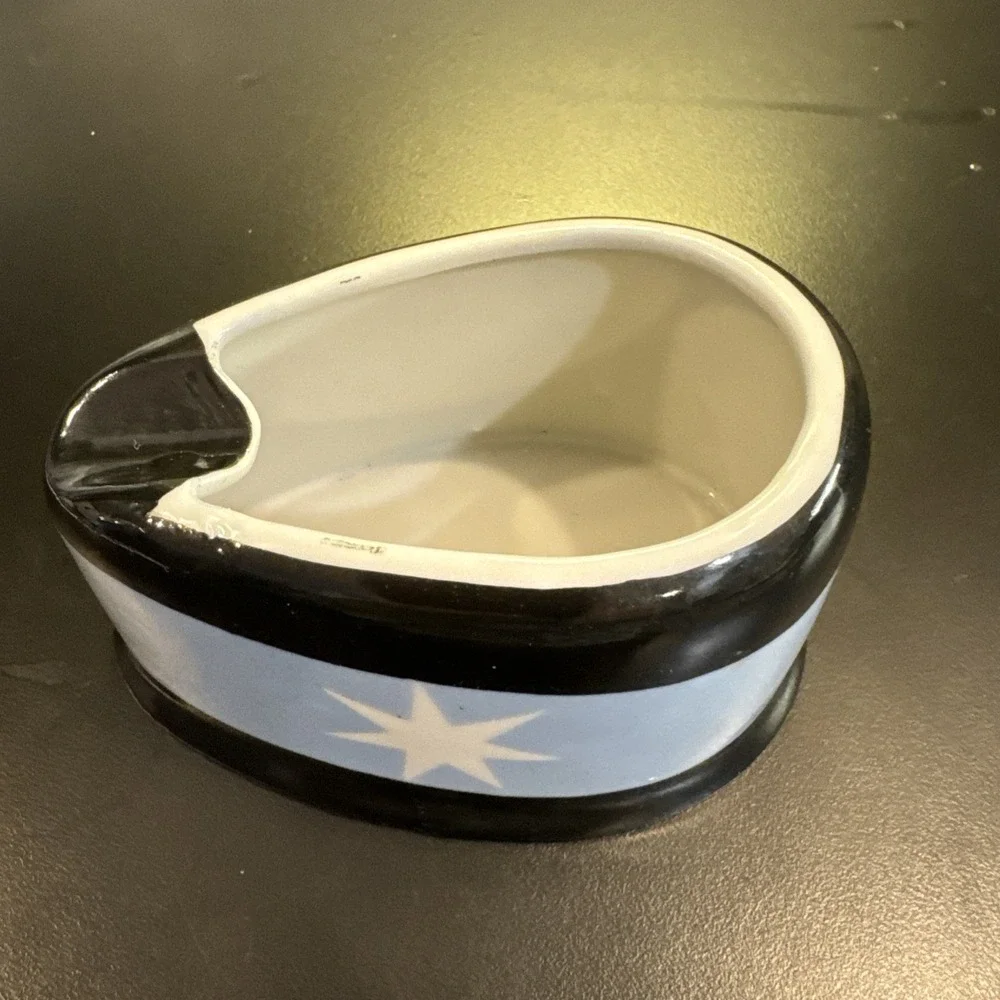 MAERSK LINES DENMARK Nave Cargo‎ Container Cruise Line Ship Funnel Ashtray 1970